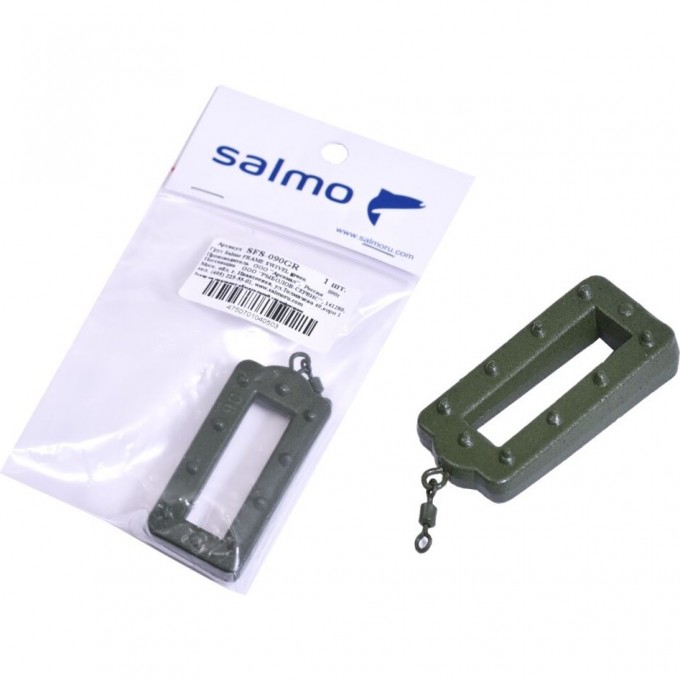 Груз SALMO Frame Swivel green 090г SFS-090GR