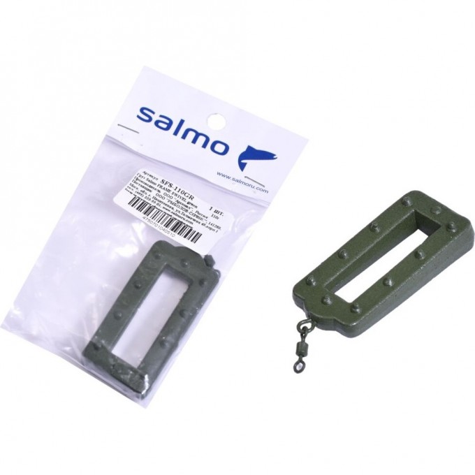 Груз SALMO Frame Swivel green 110г SFS-110GR
