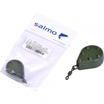 Груз SALMO с вертлюгой Bun Swivel green 110г