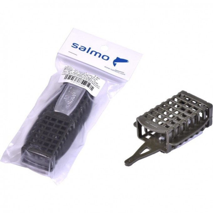 Кормушки фидерные SALMO Feeder Square съемное дно 040г 60г набор 2Шт. SF-SQ-N1