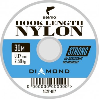 Леска монофильная SALMO DIAMOND HOOK LENGTH NYLON 030/017