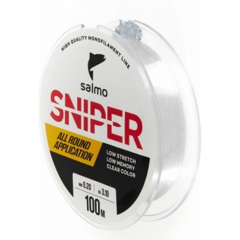 Леска монофильная SALMO Sniper Clear 100/020