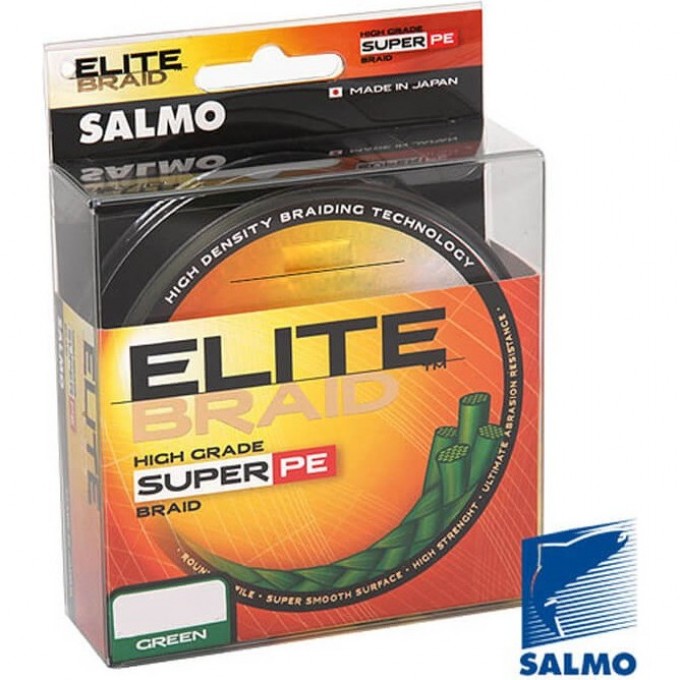 Леска плетёная SALMO Elite Х4 Braid Dark Gray 125/008 4950-008