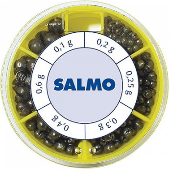 Грузила SALMO Дробинка Pl 6 секций стандартные 0.70г набор