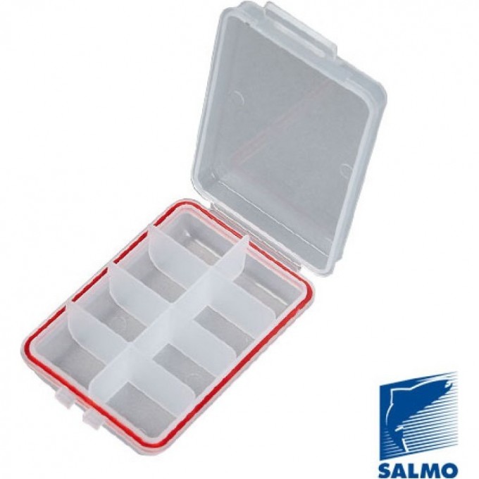 Коробка рыболовная водонепроницаемая SALMO Waterproof 105х70х25 8 Ячеек 1501-02