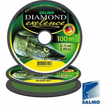 Леска монофильная SALMO Diamond Exelence 100/015