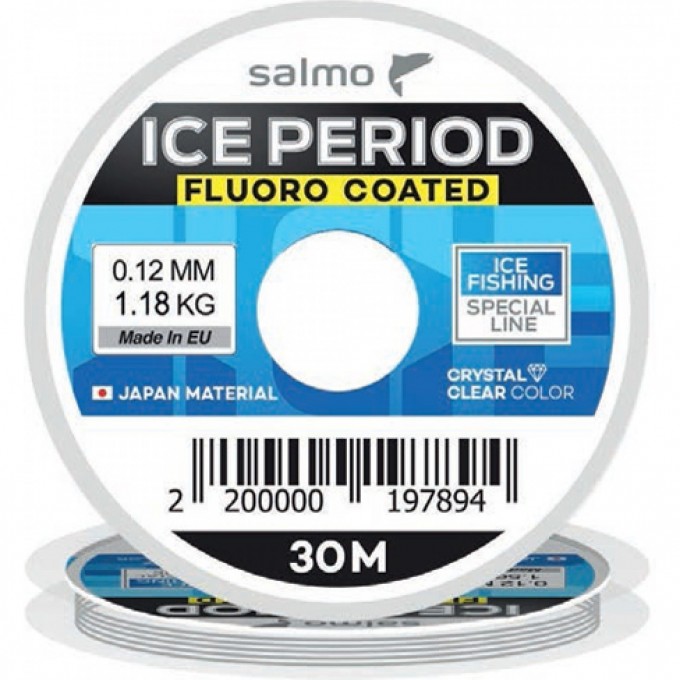 Леска монофильная зимняя SALMO Ice Period Fluoro Coated 030/008 4516-008
