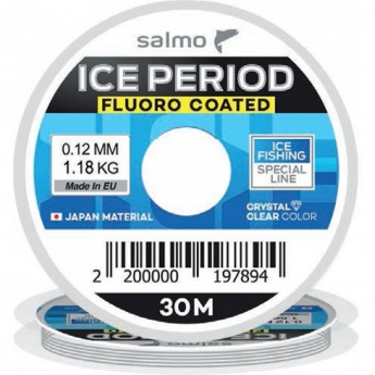 Леска монофильная зимняя SALMO Ice Period Fluoro Coated 030/017