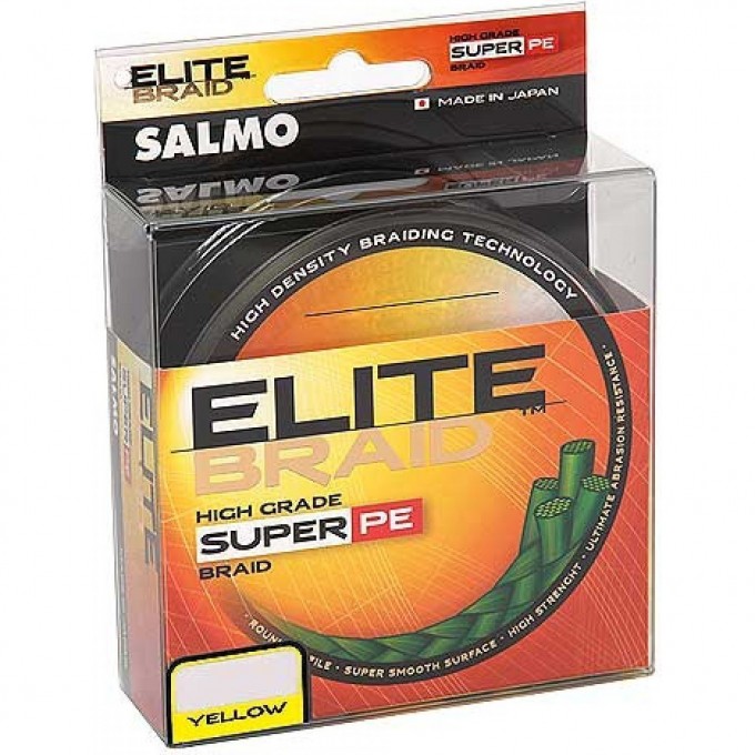 Леска плетёная SALMO Elite Braid Yellow 091/020 4819-020