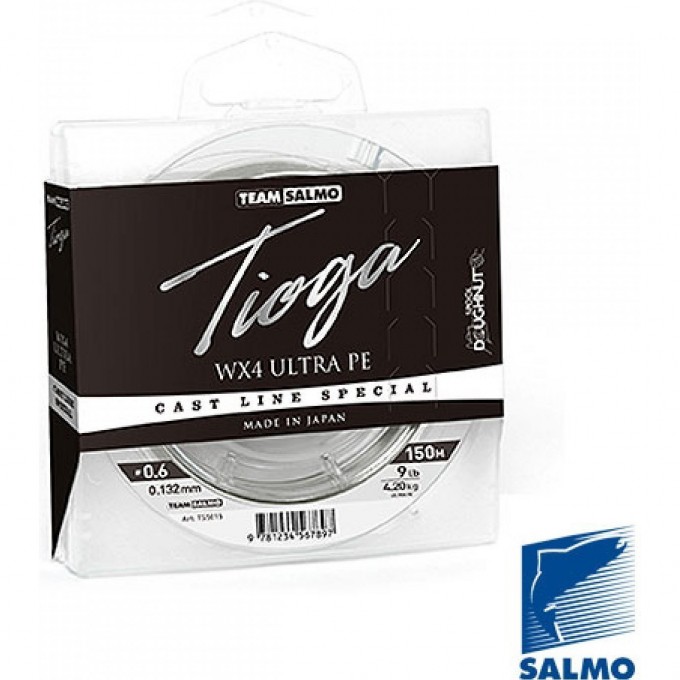 Леска плетёная Team SALMO Tioga Silver Grey 150/017 TS5015-017