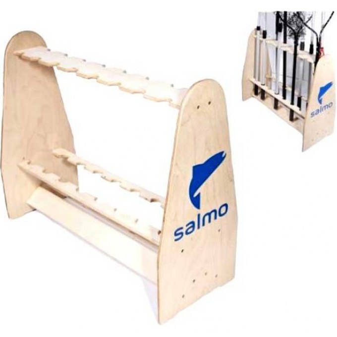 Стойка деревянная SALMO для подсачеков 16шт. R-7016