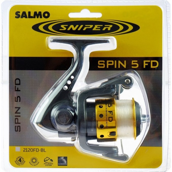 Катушка безынерционная SALMO Sniper Spin 5 20Fd Блистер 2120FD-BL