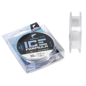 Леска монофильная зимняя SALMO ELITE ICE FORMULA CLEAR 030/012